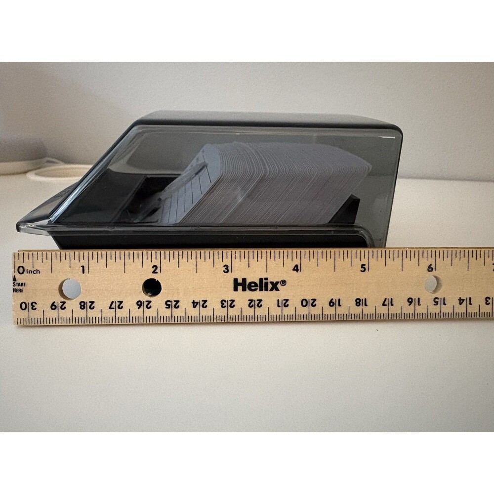 Rolodex Petite Covered Desktop Contact File Alphabet Tabs Pre-printed Index Card - Picture 10 of 12